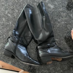 Coach boots leather